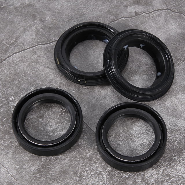 Kit De Limpiaparabrisas Con Botas Antipolvo Para Sellos De Horquilla De Aceite De Amortiguador Delantero, Protección Contra Fugas Y Contaminantes, Ajuste Profesional, Dureza