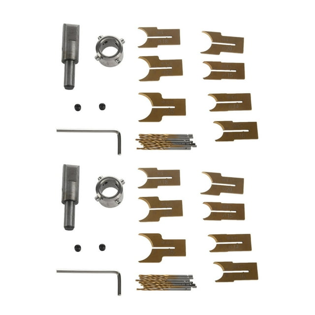 32 Piezas Fresa para ArpinterÍA Cuhiclla de Bola de Carburo Herramienta de Moldeo Broca Router de Centas Juego de Broca Taladro 14-25mm