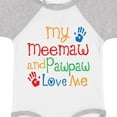 thumbnail image 4 of Inktastic My Meemaw and Pawpaw Love Me Boys or Girls Baby Bodysuit, 4 of 5