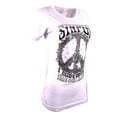thumbnail image 5 of Sinful AFFLICTION Women's S/S T-Shirt PEACE & LOVE Tee Wings Biker, 5 of 8