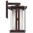thumbnail image 6 of Franklin Iron Works Fallbrook Collection Rustic Farmhouse Outdoor Wall Light Fixtures Set of 2 Bronze 11 3/4" Clear Frosted Double Glass for Exterior, 6 of 8