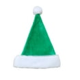 thumbnail image 2 of Meidiya - Gorro navideño para adultos, color rojo, verde, azul y negro, elástico, resistente al viento, sin ala, tela cálida, adorno para fiesta navideña, para club, 2 of 6