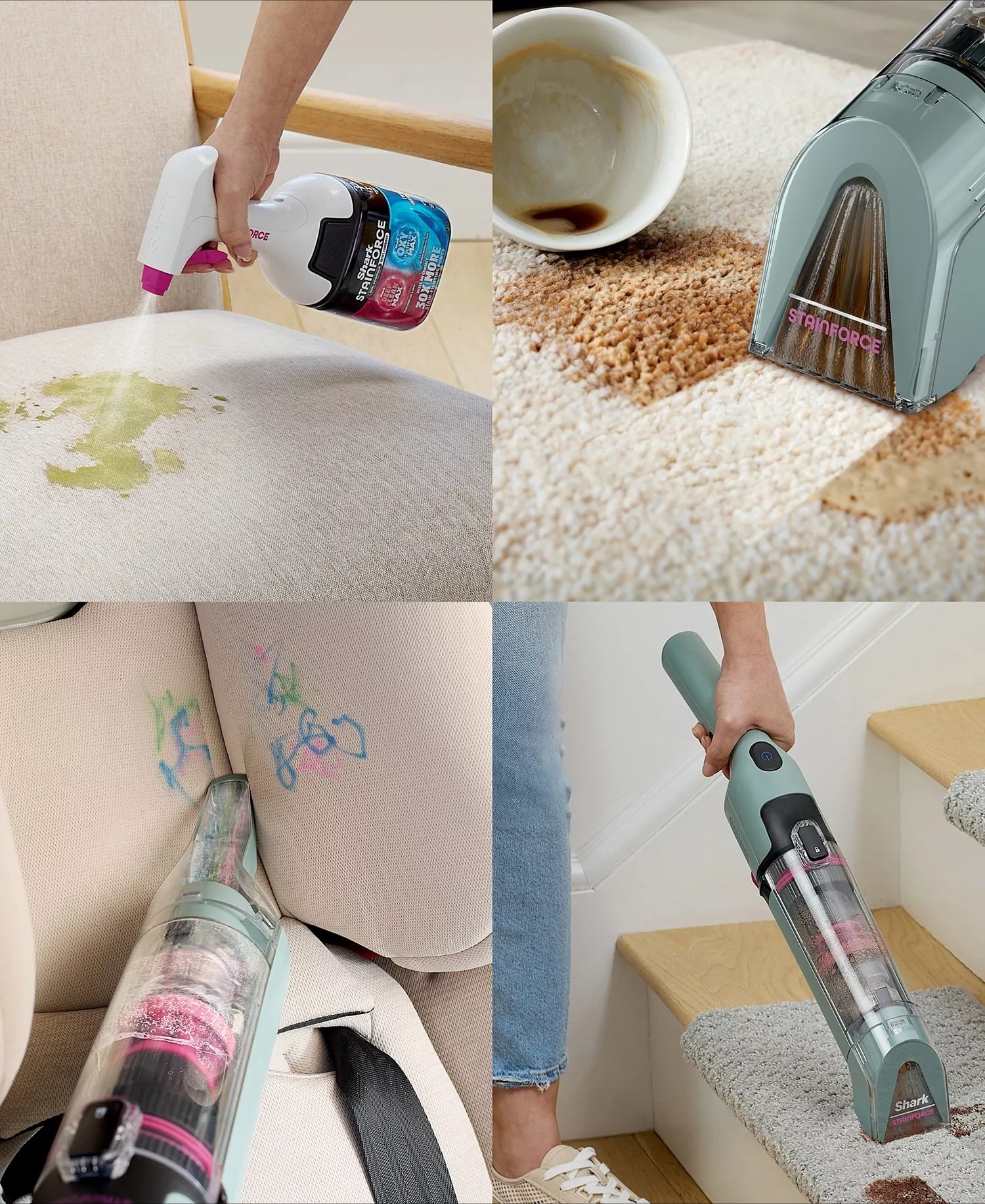 StainForce Portable 15" Spot Stain Cleaner