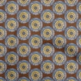 thumbnail image 1 of oneOone Silk Tabby Brown Fabric Asian Mandala Fabric For Sewing Printed Craft Fabric By The Yard 42 Inch Wide, 1 of 4