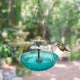 thumbnail image 4 of Fuente de Baño de Aves Solar, Plástico Resistente, Fuente Colgante de Baño de Aves, Alimentador de Pájaros para Jardín Al Aire Libre, Balcón y Porche, 4 of 7