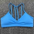 thumbnail image 5 of WMNTST Women's Ruched Sports Bras Spaghetti Straps Wireless Yoga Bra Soft Supportive Lift Outdoor Running Fitness Bras, 5 of 8