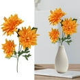 thumbnail image 2 of Dusknt Household Imitation Clearance! Artificial Flowers, Artificial Flower Orange, Artificial Flowers*2, 2 of 9
