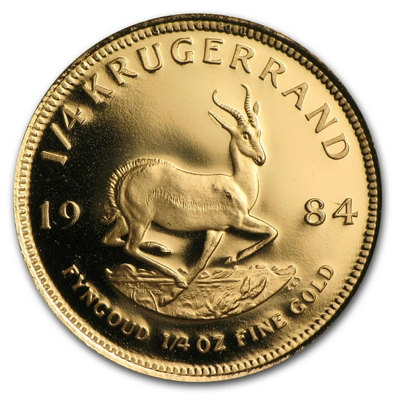 1984 South Africa 1/4 oz Proof Gold Krugerrand