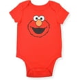 thumbnail image 3 of Sesame & Friends Elmo, Cookie Monster and Big Bird Boys 5 Pack Character Onesie, Infant, 3 of 6
