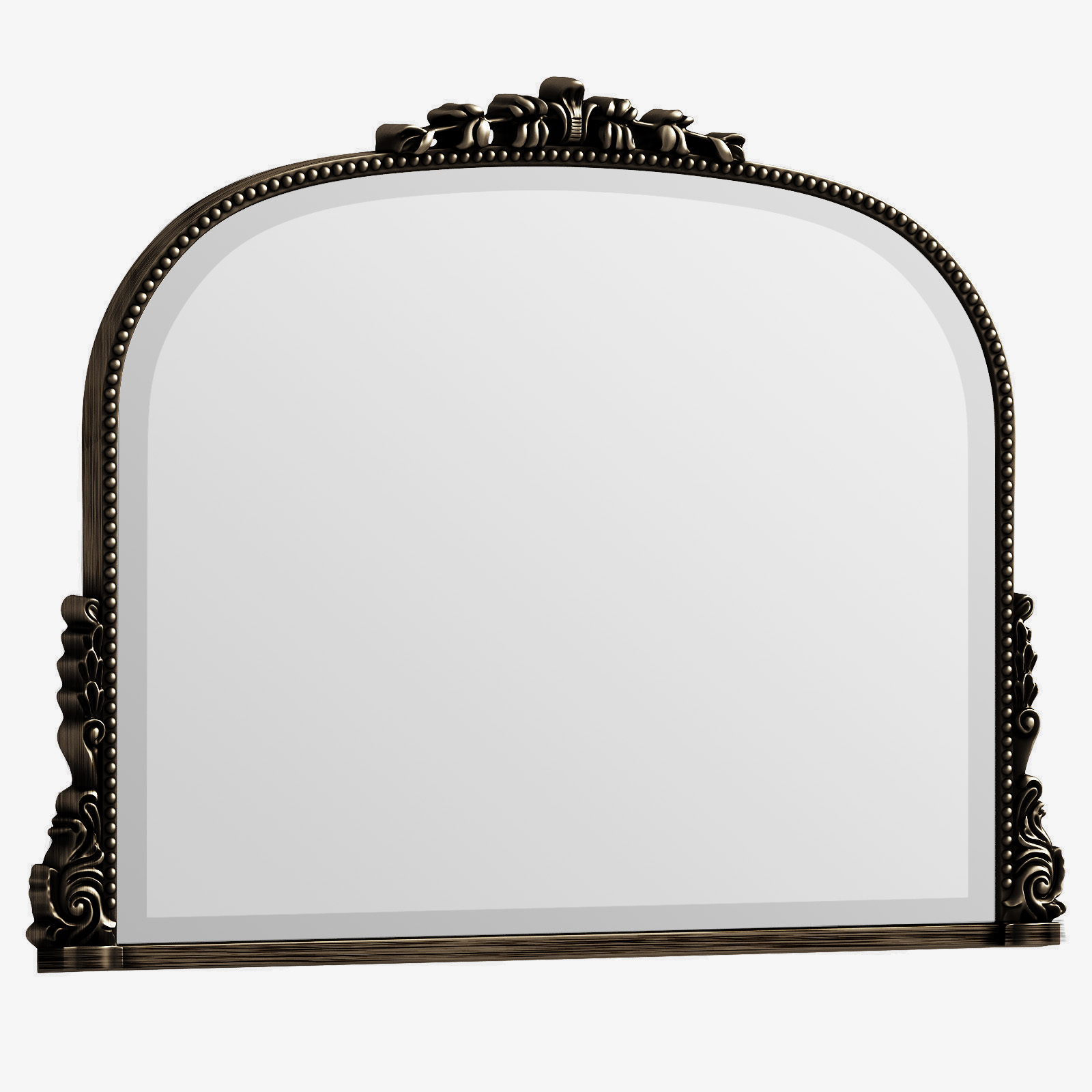 Beautypeak Arched Vanity Mirror, Antique Bronze, 36x27 photo 8