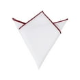 thumbnail image 1 of INSPIRE CHIC Men's Pocket Square Cotton Handkerchiefs for Suits Jacket Burgundy One Size, 1 of 4