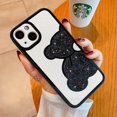 thumbnail image 1 of Funda de cuero suave con purpurina coreana para iPhone, funda de silicona a prueba de golpes para iPhone 14 Pro Max 14 Plus 13 12 11 XS XR X Fivean unisex, 1 of 2