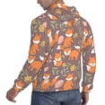 thumbnail image 6 of Junzan Cute Little Fox for Men's Hoodie - Fall Pullover Hooded Sweatshirt-Hooded Sweatshirt for Men - Men's Stylish Sweatshirt for Winter & Autumn-Medium, 6 of 7