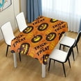 thumbnail image 6 of Coolnut Halloween Pumpkin Rectangle Tablecloth 54x72In,Dinner Table Cover for Outdoor & Indoor Patio, Picnic, BBQ, Holiday Party Halloween Decoration, 6 of 7