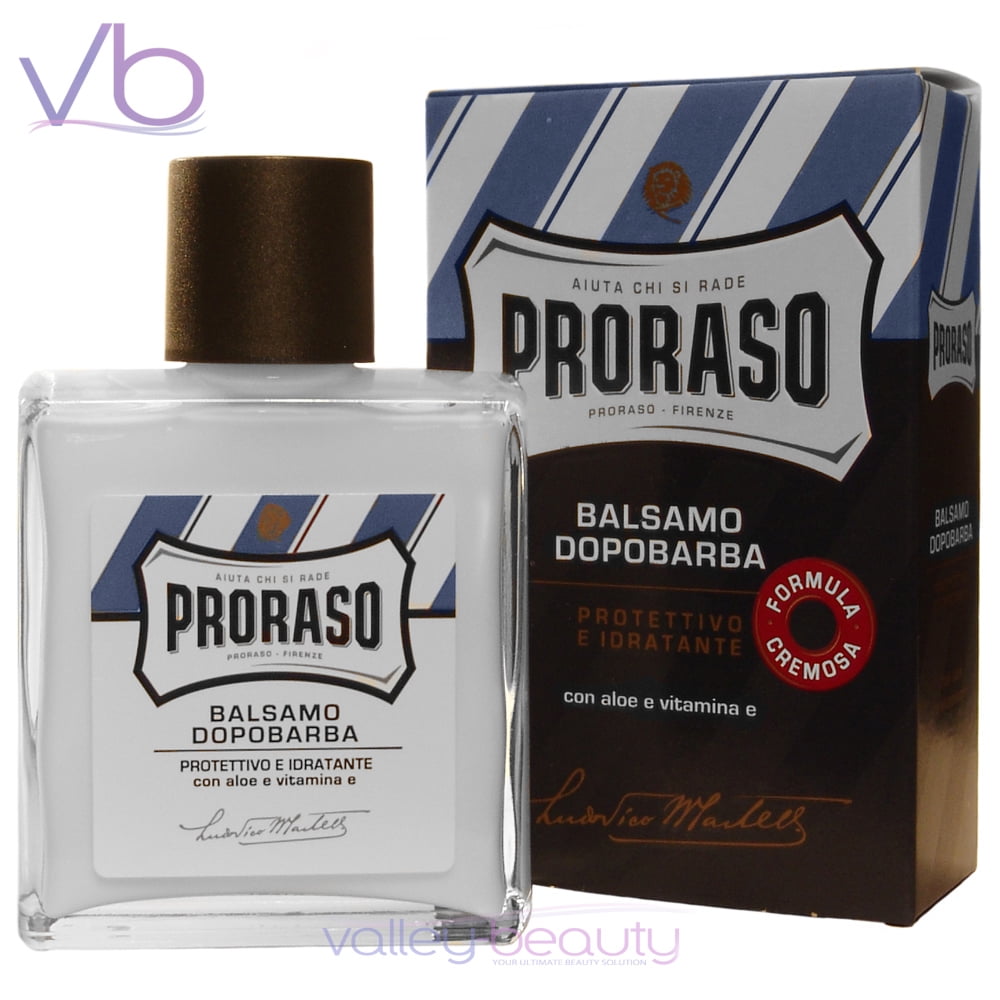 Proraso Blue After Shave Balm With Aloe and Vitamin E 100ml