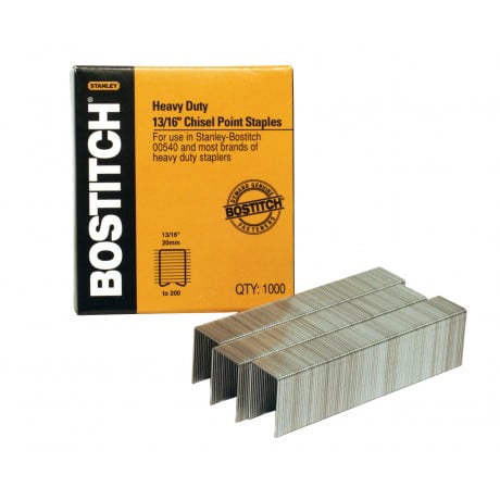 Bostitch 13/16" Heavy Duty Premium Staples, 1000 / Box