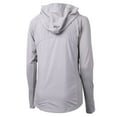 thumbnail image 3 of Women's Cutter & Buck Gray Los Angeles Dodgers  Adapt Eco Knit Hybrid Recycled Full-Zip Hoodie, 3 of 3