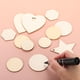 thumbnail image 5 of Uxcell 2 pulgadas rodajas de madera en blanco sin terminar para manualidades de arte DIY decoración 100 paquetes, 5 of 7