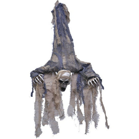 Life-Size Hanging Upside Down Ghoul Halloween Prop
