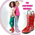 thumbnail image 5 of Disney Minnie Mouse Girls Red PVC Rainboots - Easy-On Handle - Size 11 Little Kid, 5 of 5