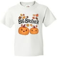 thumbnail image 3 of Inktastic Big Brother Pumpkins with Fall Leaves Youth T-Shirt, 3 of 5