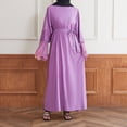 thumbnail image 4 of QIPOPIQ Robe de Prière une-Pièce Unie pour Femme Musulmane Robe Abaya Musulmane Abaya Maxi Islamique Caftan Robe Longueur Complète Liquidation, 4 of 9