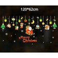 thumbnail image 1 of Pegatina electrostática de Navidad para ventana, decoración de Feliz Navidad para el hogar, pegatina de pared para habitación de niños, calcomanías de puerta, pegatinas de Año Nuevo, 1 of 4