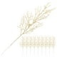 thumbnail image 2 of 10 Uds. Hojas artificiales de purpurina, ramas de purpurina para fiesta de Navidad, hojas de árbol decorativas, suministros para festivales, 2 of 5