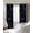 Black Gray Blue, variant on Farmhouse Country Blackout Curtains for Bedroom/Living Room, Thermal Insulated Kitchen Curtains, Retro French Garden Horse Swan Grommet Darkening Window Treatment Drapes 52"x72"x2