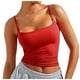 thumbnail image 4 of Camiseta sin mangas sexy de cuello cuadrado y tirantes ajustables para mujer - XS-XL, 4 of 5