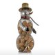 thumbnail image 5 of escultura de hierro Muñeco de nieve navideño Contenedor de corcho Artesanías de metal Decoración del hogar Artesanías prácticas Regalo de Navidad Tooarts escultura de hierro, 5 of 7