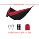 thumbnail image 4 of Naiovety Hamaca portátil de nailon para acampar, cama colgante, deportes a juego de colores exteriores para senderismo, mochilero, balcones de patio carpas No.01 Naiovety OD003579-01B, 4 of 6