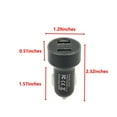 thumbnail image 3 of 3.1A Dual Ports Usb Car Charger Lighter Digital Led Voltmeter Black, 3 of 8