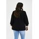 thumbnail image 3 of Blazer manga 3/4 Roman Fashion /Tallas Extras, 12255 (Negro) negro 36, 3 of 7