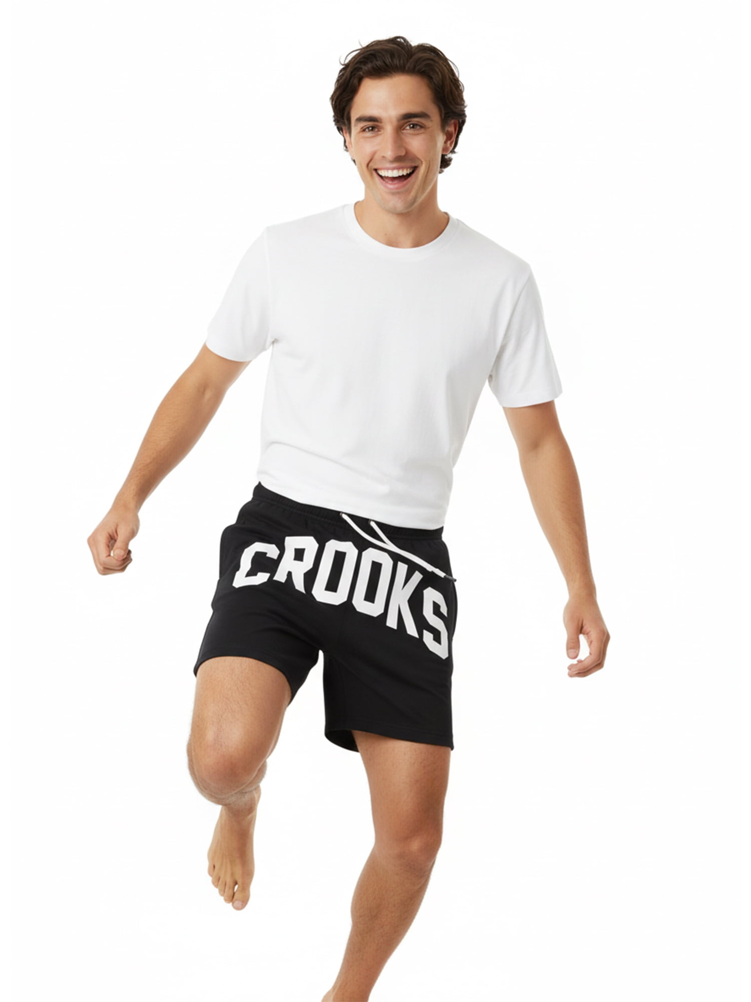 Crooks & Castles Men's & Big Men's Graphic Shorts, Crooks United, Sizes XS-3XL