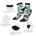 thumbnail image 3 of Uemuo Game All Day Printed Crew Socks, Moisture-Wicking Socks, Athletic Socks for Men Breathable Cushion Socks Casual Sport Socks for Running Traveling, 3 of 6