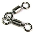 thumbnail image 5 of rygai 50Pcs #2-#10 Ball Bearing Swivel Solid Rings Fishing Connector Fishing Hooks,#4, 5 of 8