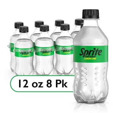 Sprite Lemon Lime Zero Sugar Caffeine Free Soda Bottles, 8 pk, 12 fl oz, Package May Vary