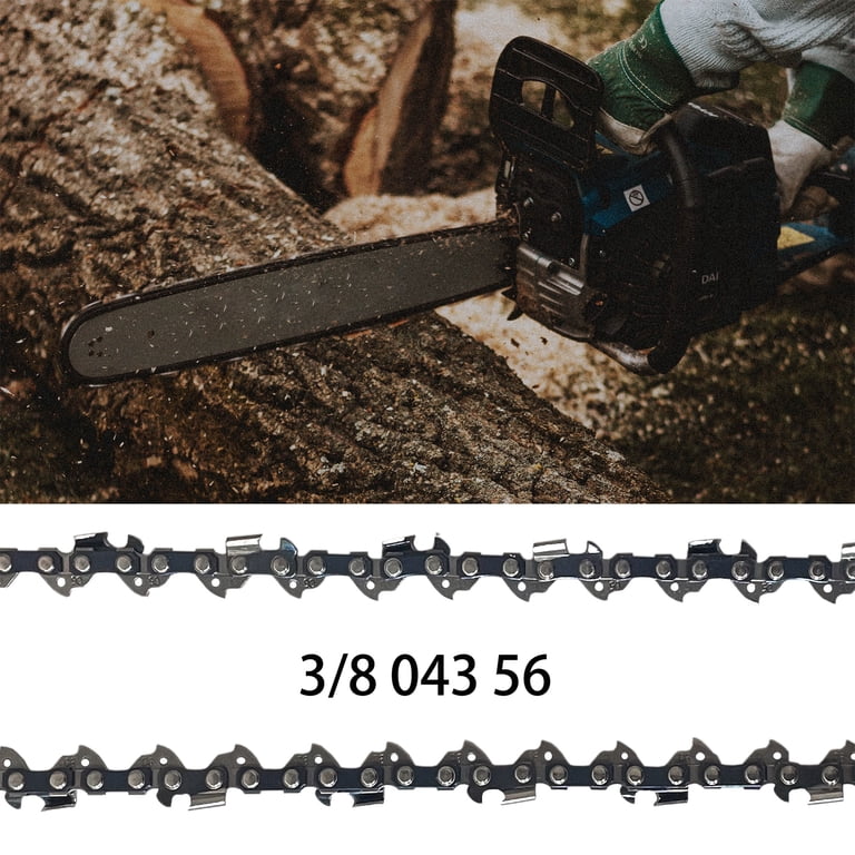 5-Pack 16" Chainsaw Chain – 3/8LP .043 Gauge, 56 Drive Links, Full-Chisel – Fits Makita UCS4020A, UC4030A