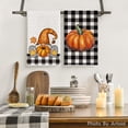 thumbnail image 2 of luyaa Buffalo Plaid Pumpkin Truck Sunflower Gnome Fall Kitchen and Dish Towels, 18 x 26 Inch Harvest Thanksgiving Ultra Absorbent Drying Cloth Tea Towels Set of 4, 2 of 6