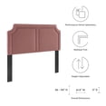 thumbnail image 5 of Cynthia Performance Velvet Full/Queen Headboard, 5 of 7