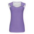 thumbnail image 4 of Buigttklop Womens Tank Tops 2024 Summer T Shirts V Neck Sleeveless Casual Loose Blouses, 4 of 4