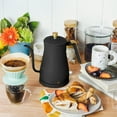 thumbnail image 4 of Beautiful 1-Liter Electric Gooseneck Kettle 1200 W, Black Sesame by Drew Barrymore, 4 of 14