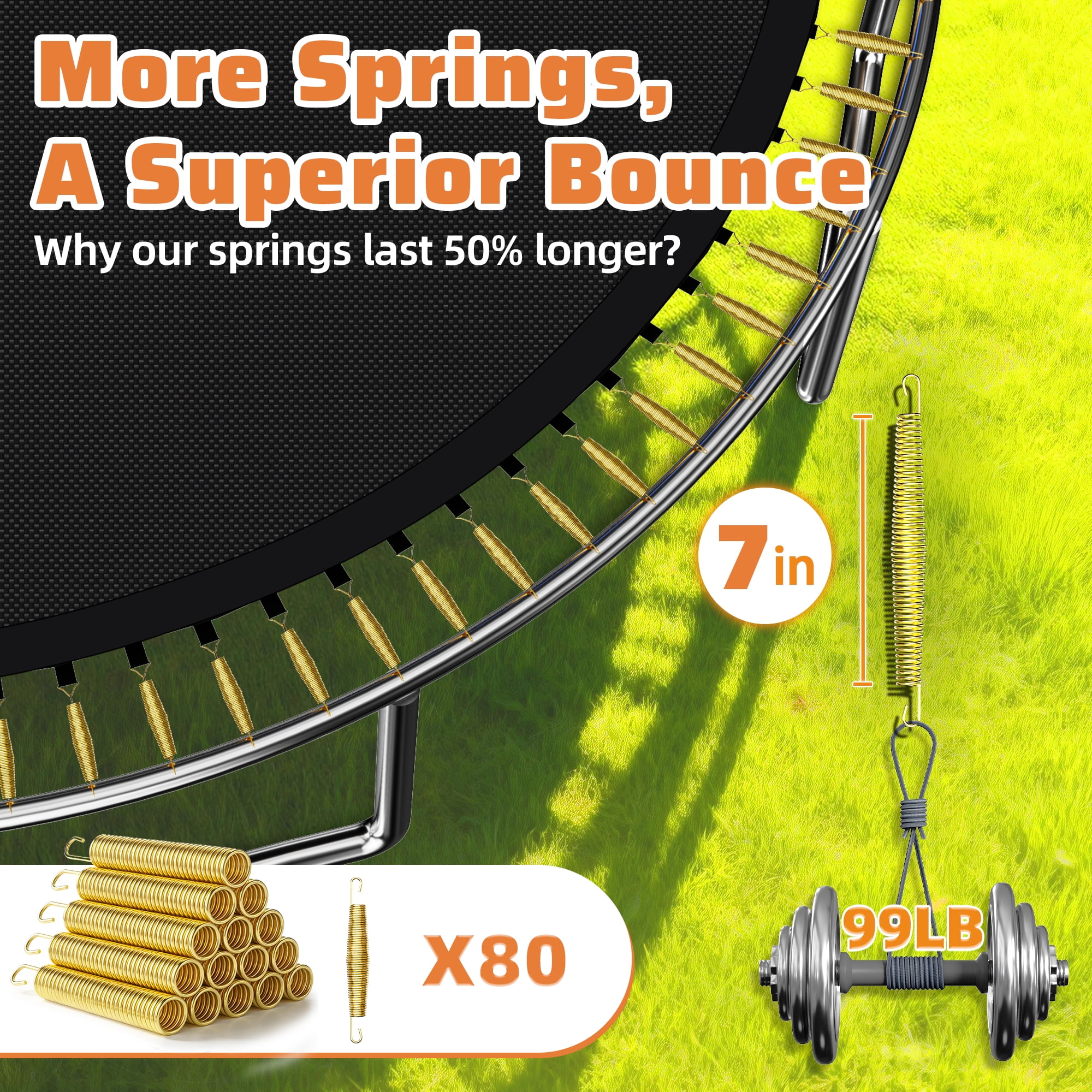 Fiziti Trampoline 12FT 14FT 16FT Trampoline for 4-5 Kids Adults with Basketball Hoop,Enclosure Net, Sprinkler, Light,Ladder,Socks, Outdoor Heavy Duty Round Trampoline