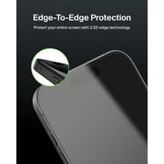 Belkin ScreenForce UltraGlass 2 Treated Screen Protector for iPhone 16, 15, 14 Pro - Scratch-Resistant, 9H Hardness Tested Glass w/ Slim Design & Easy Align Tray for Bubble-Free Application