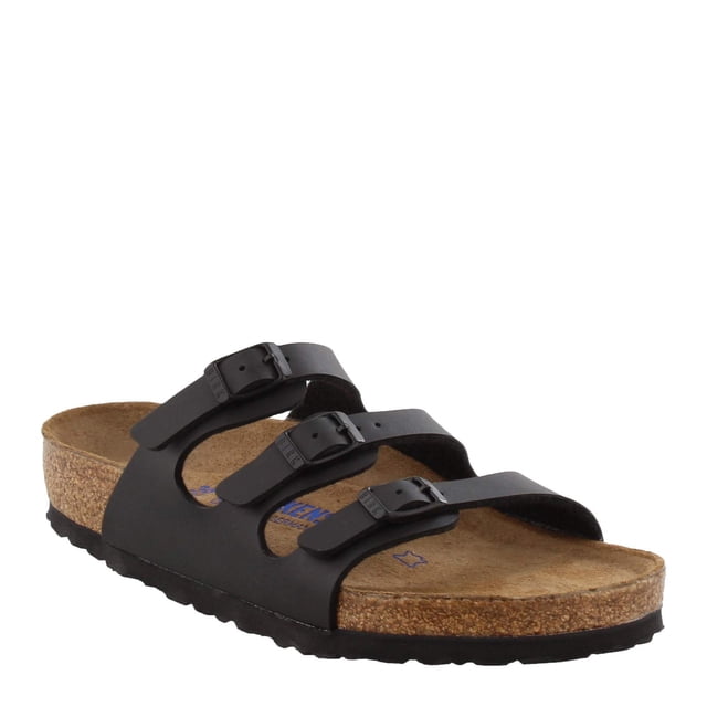Sandalia Birkenstock Florida Soft con plantilla negra 39
