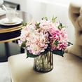 thumbnail image 4 of Gwong Decoración hogareña 1pc Artificial Hydrangea Flower DIY Faux Faux Flow Flower Flor Ornamental Ornamental Planta para Fiesta Gwong 21069258, 4 of 6
