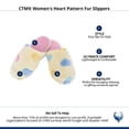 thumbnail image 6 of CTM  Heart Pattern Fur Slippers (Women), 6 of 6