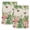 Pink, Green, Beige, variant on Pink Flamingo Kitchen Towels Set of 4, Summer Tropical Palm Leaves Floral Butterfly Absorbent Dish Towels for Kitchen, Microfiber Hand Towel, Quick Drying Tea Towel for Cleaning Decorative Dishcloths