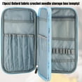 thumbnail image 3 of Zippered Knitting Organizers Pouches Tear Resistant Oxfords Fabric Compartments for Yarns Needle and Craft Supplies, 3 of 8
